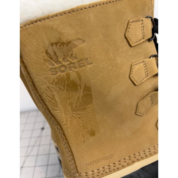 Sorel Mens Caribou Winter Snow Boots Size 8 Waterproof Leather & Rubber - Picture 9 of 11